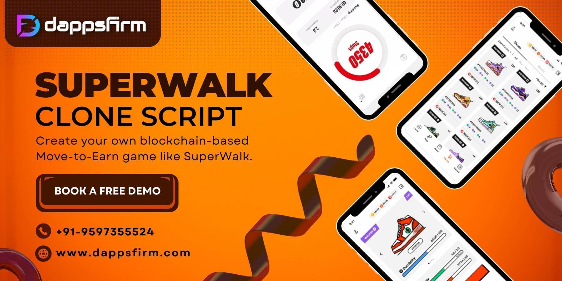 SuperWalk Clone Script - Create Your Own Blockchain-based M2E Gaming Platform